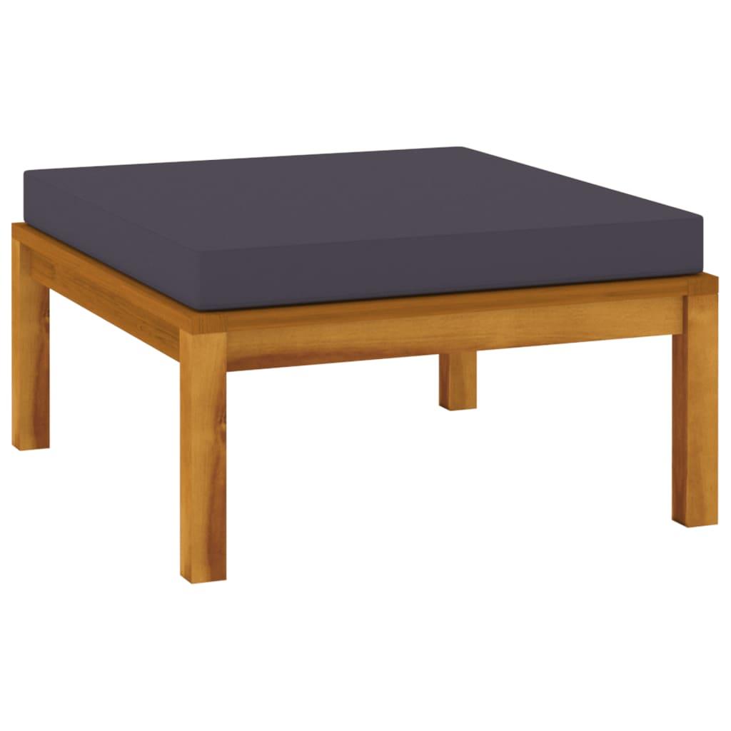 10 Piece Garden Lounge Set with Cushion Solid Acacia Wood