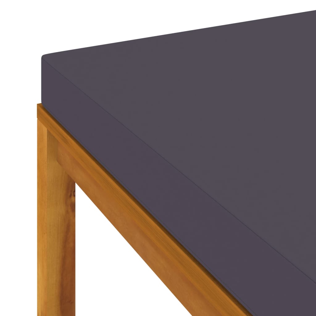 10 Piece Garden Lounge Set with Cushion Solid Acacia Wood