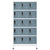 Locker Cabinet Light Grey and Dark Grey 90x40x180 cm Steel