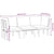3 Piece Garden Lounge Set with Cushions Solid Wood Acacia