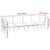 4 Piece Garden Lounge Set with Cushions Solid Acacia Wood