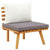 6 Piece Garden Lounge Set with Cushions Solid Wood Acacia