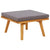 9 Piece Garden Lounge Set with Cushions Solid Wood Acacia