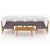 7 Piece Garden Lounge Set with Cushions Solid Wood Acacia