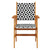 3 Piece Garden Dining Set Solid Wood Acacia