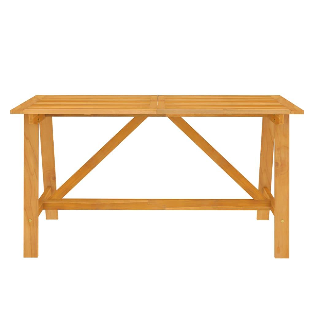 5 Piece Garden Dining Set Solid Wood Acacia