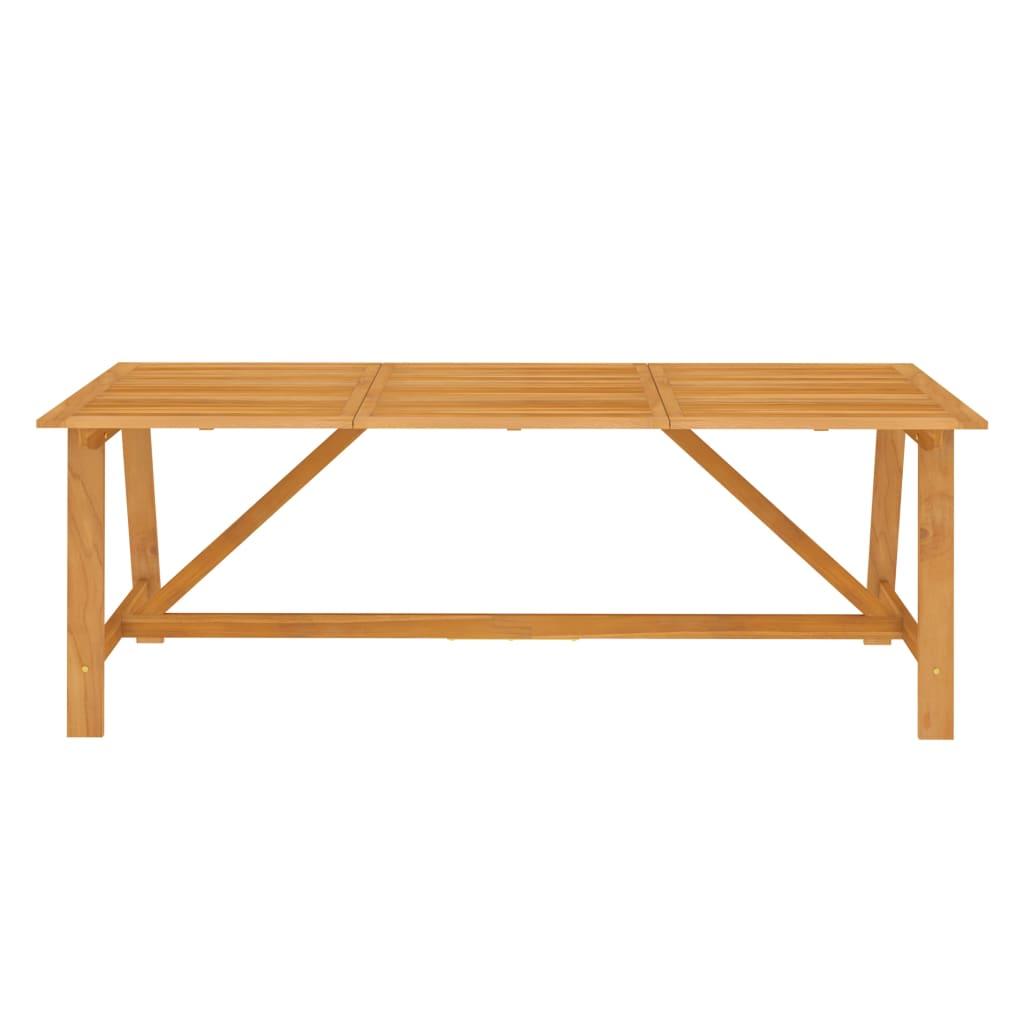 9 Piece Garden Dining Set Solid Wood Acacia