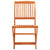 3 Piece Folding Outdoor Dining Set Solid Eucalyptus Wood