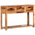 Console Table 110x35x75 cm Solid Wood Acacia