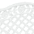 Garden Bench 108 cm Cast Aluminium White