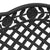 Garden Bench 108 cm Cast Aluminium Black