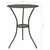3 Piece Bistro Set Cast Aluminium Bronze