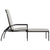 Sun Lounger with Footrest PE Rattan Brown