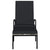 Sun Lounger with Footrest PE Rattan Grey