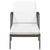 Garden Sun Lounger with Cushion Poly Rattan Brown