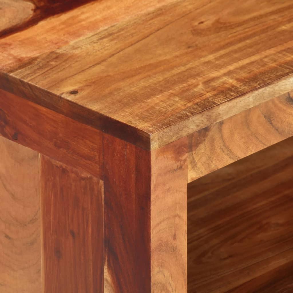 TV Cabinet 110x30x40 cm Solid Wood Acacia