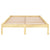 Bed Frame without Mattress Solid Wood 183x203 cm King