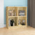 Sideboard 70x33x76 cm Solid Pinewood