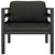 Single Sofas 2 pcs with Cushions Aluminium Anthracite