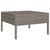 5 Piece Garden Lounge Set with Cushions Poly Rattan Grey