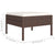 6 Piece Garden Lounge Set with Cushions Poly Rattan Brown
