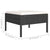 6 Piece Garden Lounge Set with Cushions Poly Rattan Black