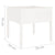 Garden Planter White 70x70x70 cm Solid Pinewood