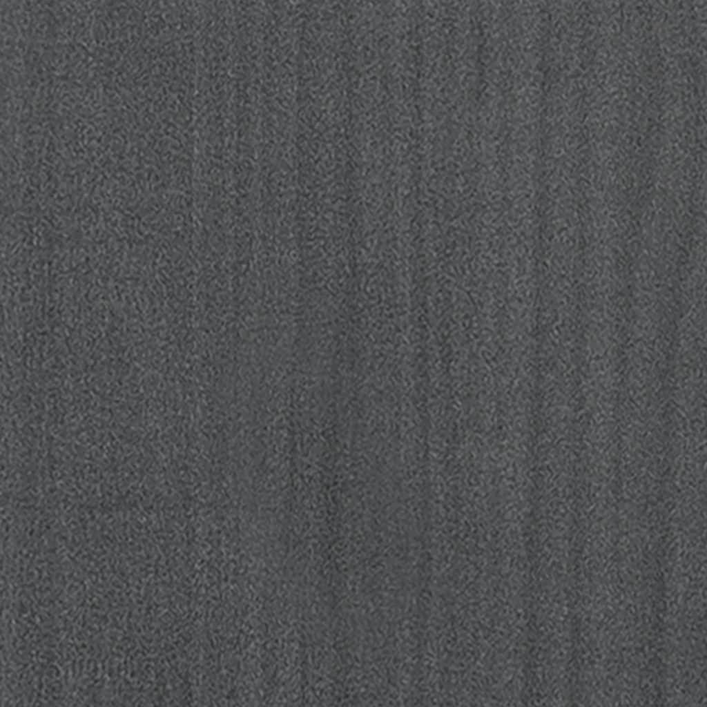 Book Cabinet Grey 40x35x71 cm Solid Pinewood