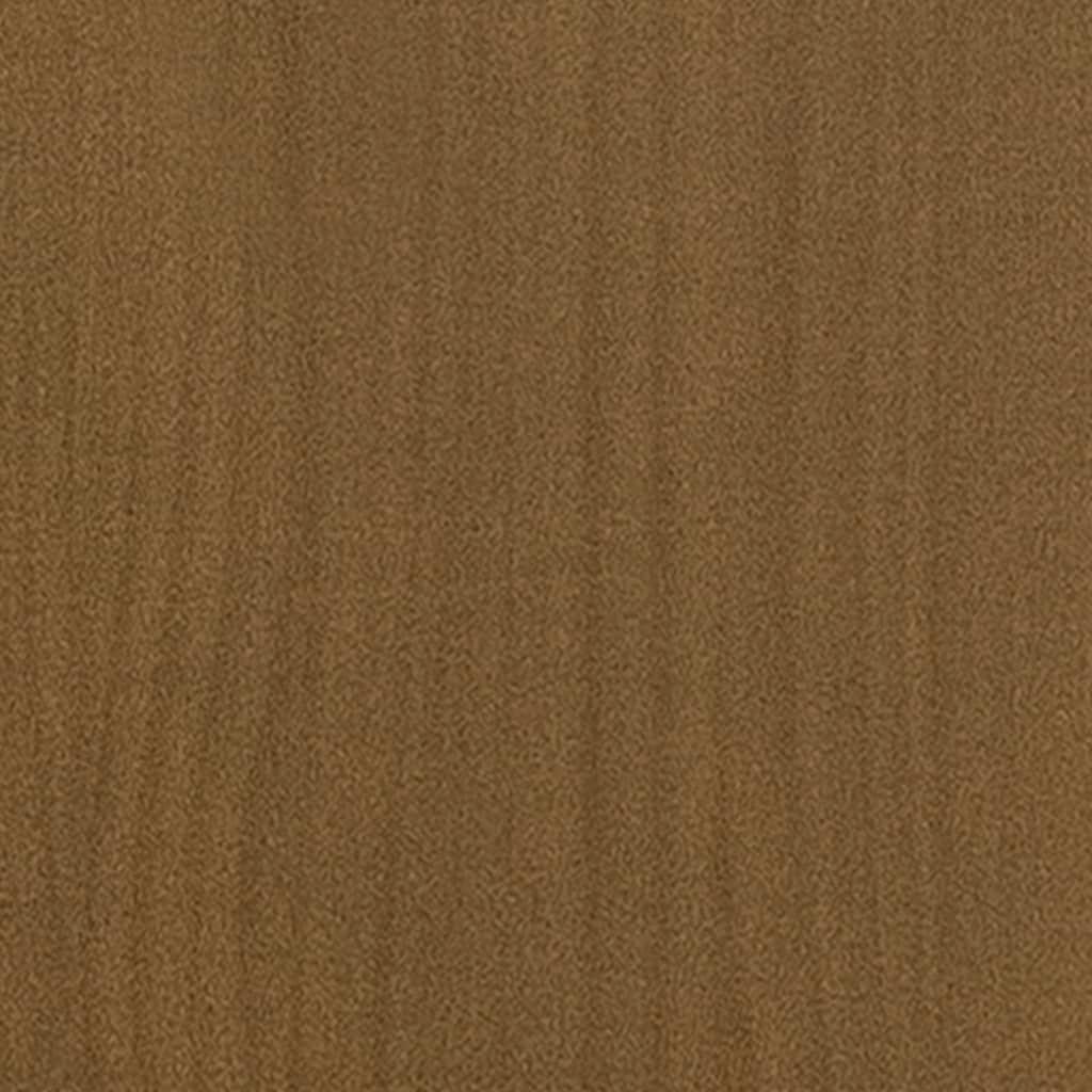 Book Cabinet Honey Brown 40x35x71 cm Solid Pinewood