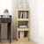 Book Cabinet/Room Divider 40x35x103 cm Solid Pinewood