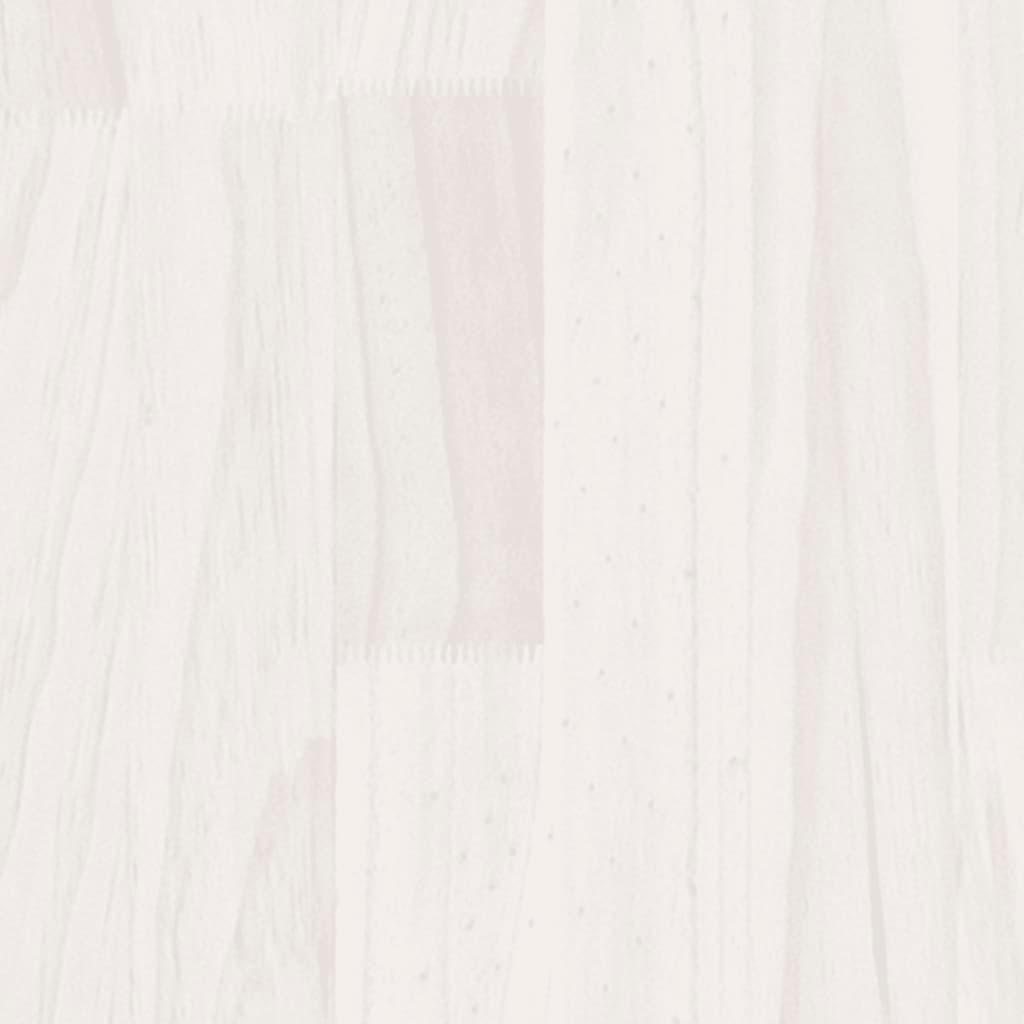 Book Cabinet/Room Divider White 40x35x103 cm Solid Pinewood