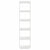 Book Cabinet/Room Divider White 40x35x167 cm Solid Wood Pine