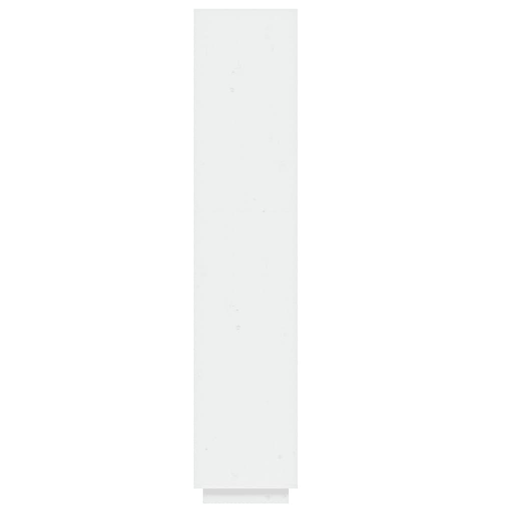 Book Cabinet/Room Divider White 40x35x167 cm Solid Wood Pine