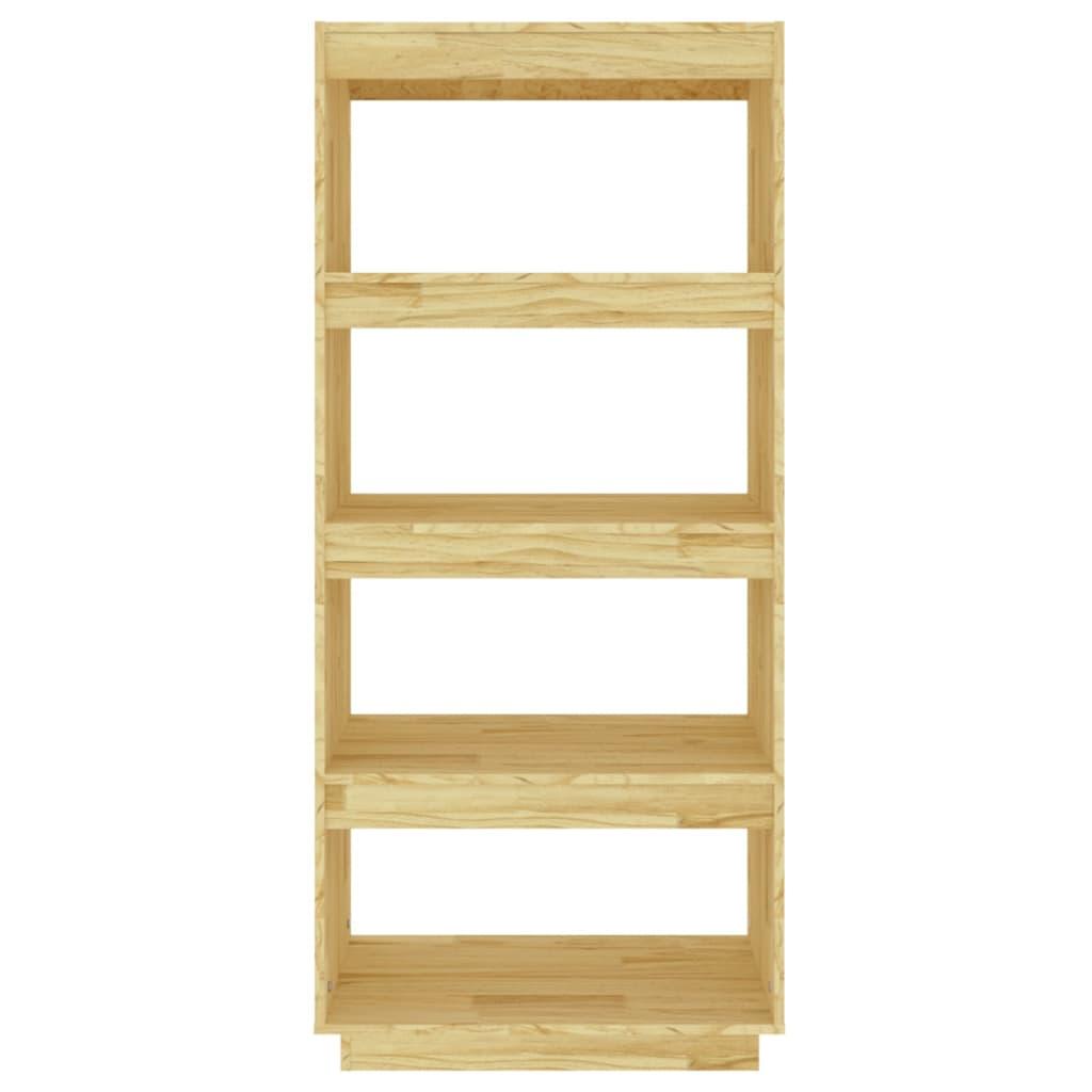 Book Cabinet/Room Divider 60x35x135 cm Solid Pinewood