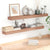 Wall Shelves 2 pcs 110x15x4 cm Solid Wood Teak