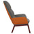 Relaxing Chair Light Grey Fabric