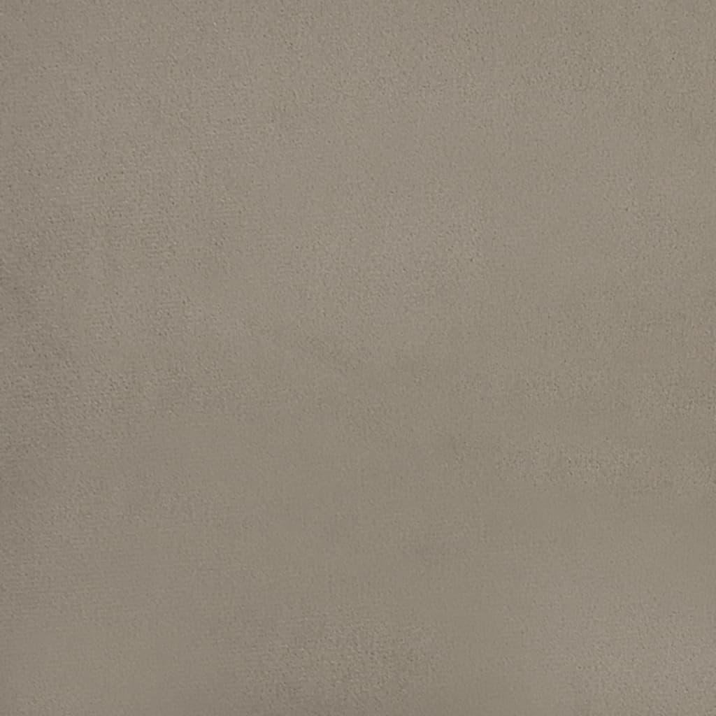 Relaxing Chair Light Grey Velvet