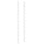Wall Mounted Wine Rack for 12 Bottles White Iron