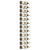 Wall Mounted Wine Rack for 12 Bottles White Iron