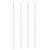 Wall Mounted Wine Rack for 12 Bottles 2 pcs White Iron