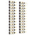 Wall Mounted Wine Rack for 12 Bottles 2 pcs White Iron