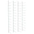 Wall Mounted Wine Rack for 24 Bottles 2 pcs White Iron