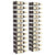 Wall Mounted Wine Rack for 24 Bottles 2 pcs White Iron
