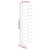 Wall Mounted Wine Rack for 24 Bottles 2 pcs White Iron