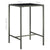 3 Piece Garden Bar Set with Cushions Poly Rattan Grey
