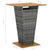 3 Piece Garden Bar Set with Cushions Poly Rattan Grey