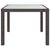 3 Piece Outdoor Dining Set Poly Rattan Brown