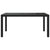 7 Piece Outdoor Dining Set with Cushions Poly Rattan Black