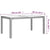 7 Piece Outdoor Dining Set with Cushions Poly Rattan Grey