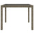 7 Piece Outdoor Dining Set with Cushions Poly Rattan Grey
